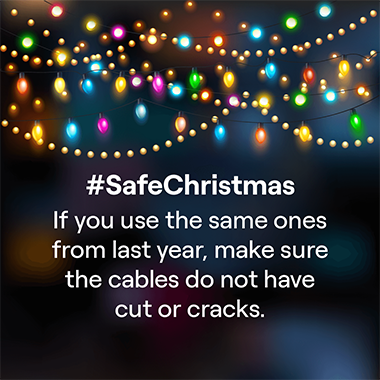 If you use the same ones from last year, make sure the cables do not have cuts or cracks