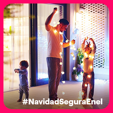 Navidad Segura - Si usas las mismas guirnaldas del año pasado, asegúrate que los cables no tengan cortes ni fisuras.