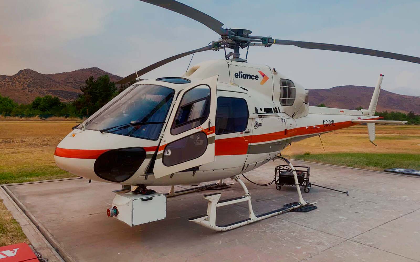 Helicóptero de Monitoreo aéreo de redes eléctricas