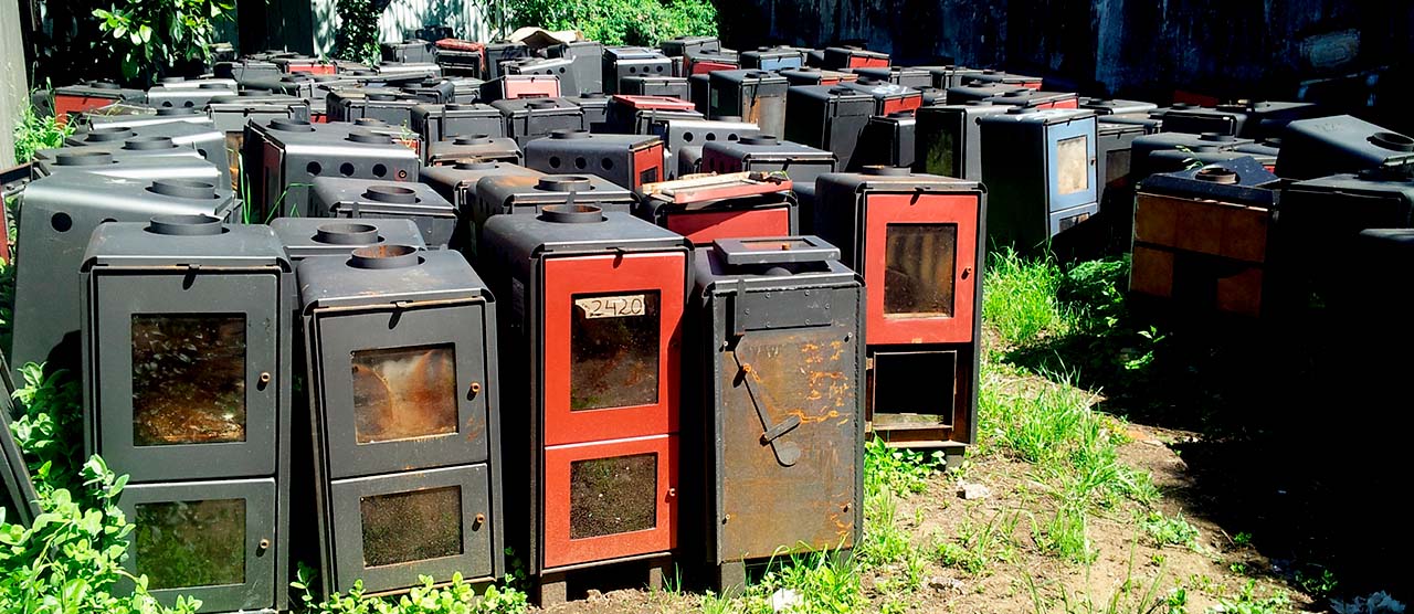 Estufas a leña que han sido reemplazadas por eléctricas