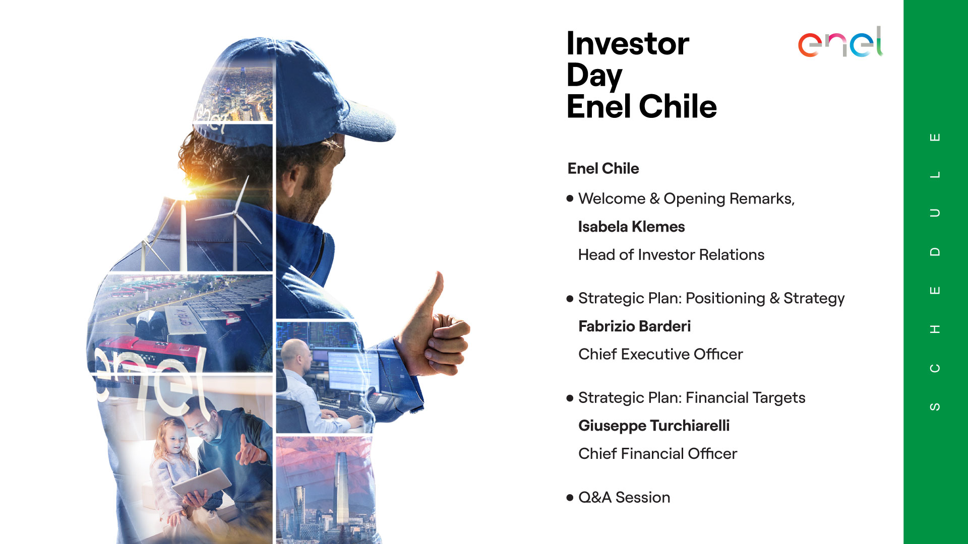 Agenda Investor Day Enel Chile 2023