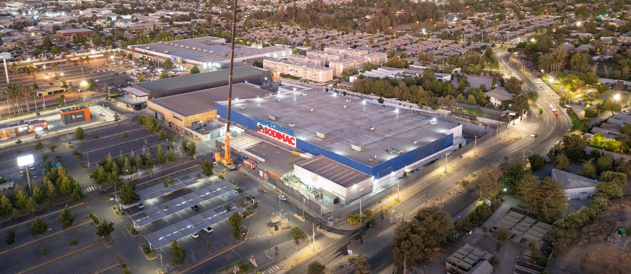 moderno sistema de climatización en tiendas con soluciones 100% sustentables