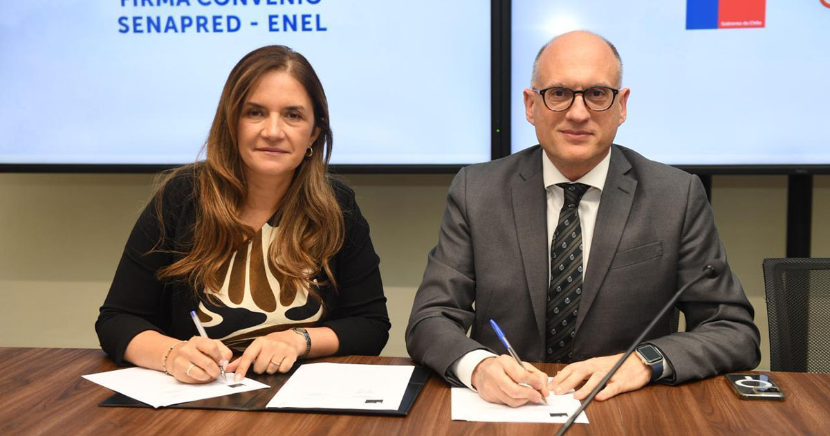 Convenio Enel Chile - Senapred