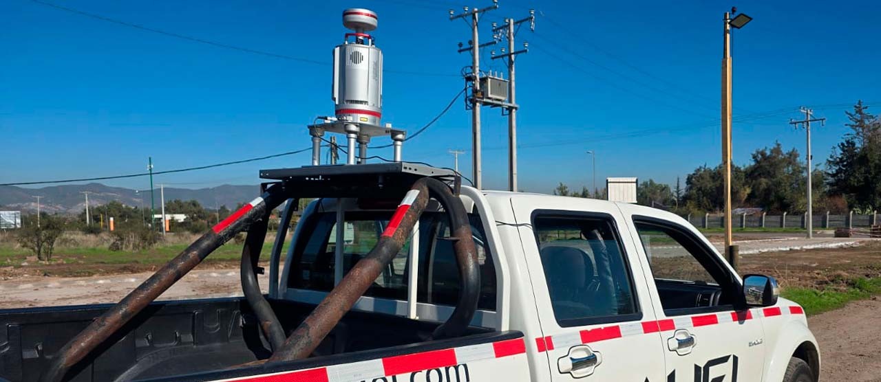 Camioneta de Monitoreo aéreo de redes eléctricas
